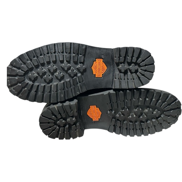 Harley-Davidson WOMEN'S Sylewood Black Leather Moto Riding Boots Size 8.5 - Picture 15 of 16